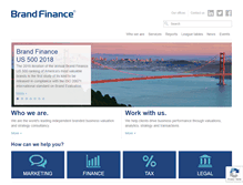 Tablet Screenshot of brandfinance.com